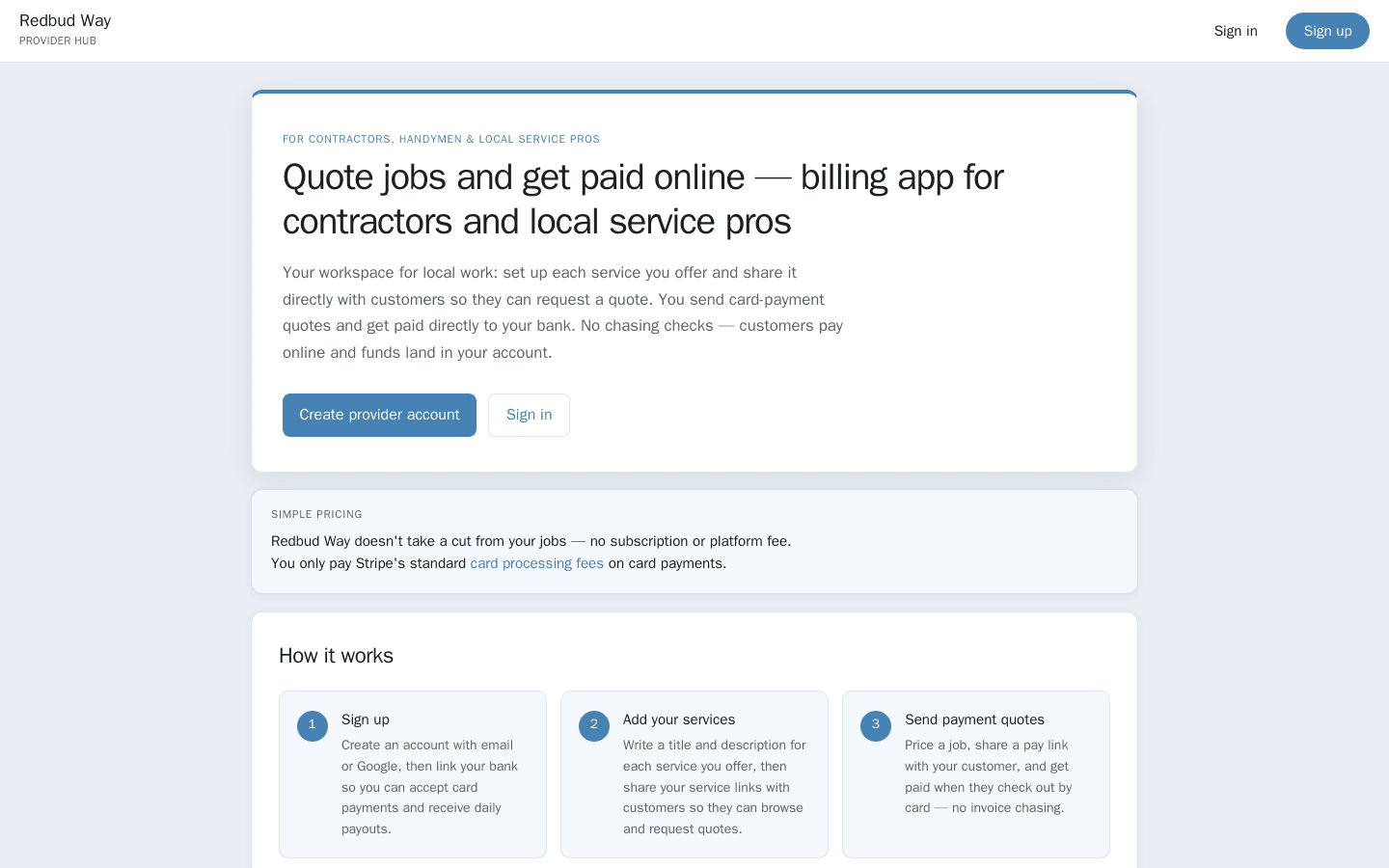 redbudway.com screenshot